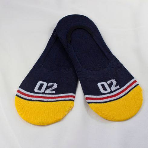 Casual Cotton Loafer Socks Navy Blue